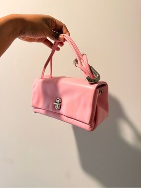 Marc Jacobs Pink Mini Dual Bag with Silver Hardware